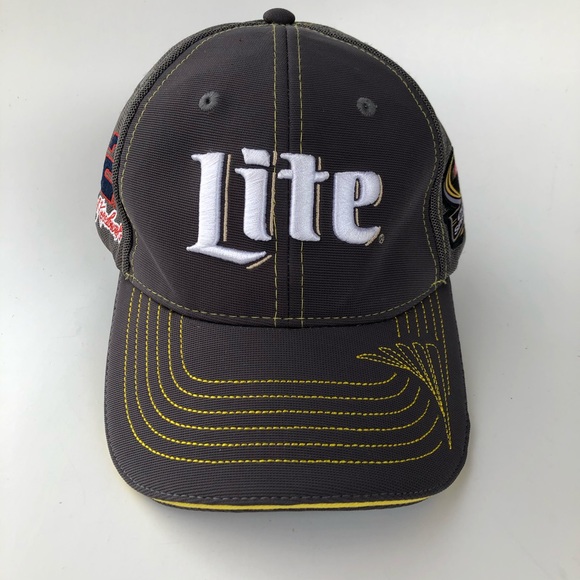 Lite nascar hat adjustable back strap grey - Picture 3 of 8